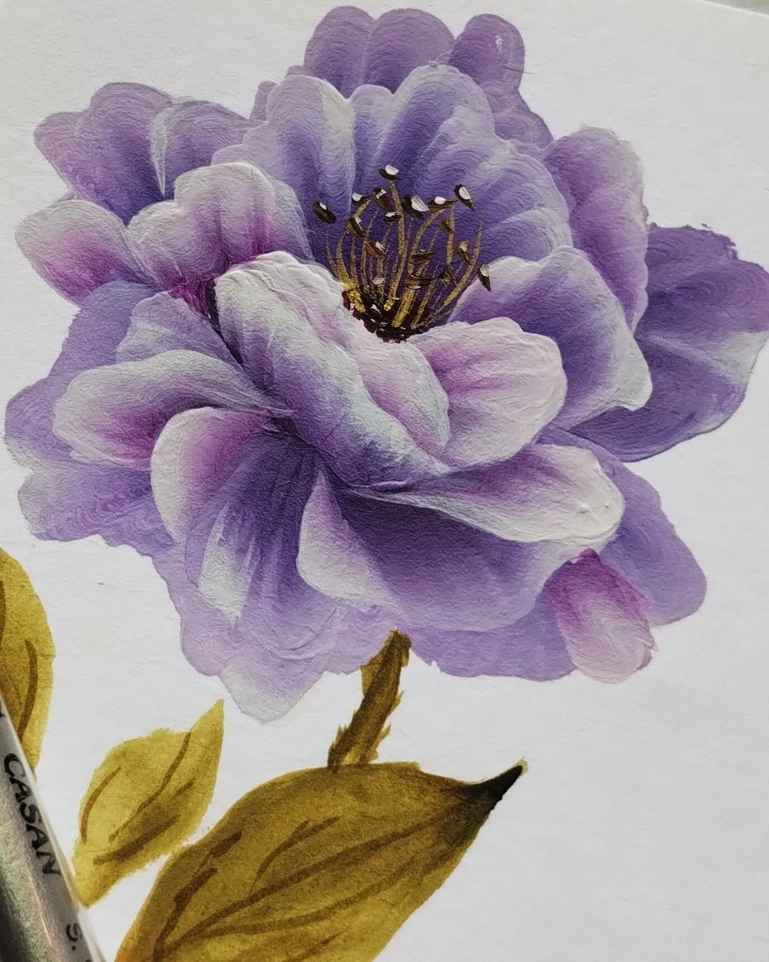 Pintura Acrílica Metálica - Oro